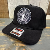 SOUTH BAY SURF (Navy Patch) Corduroy Baseball Cap - Black