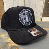 SOUTH BAY SURF (Navy Patch) Corduroy Baseball Cap - Black