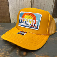 Hermosa Beach 72 & SUNNY High Crown Trucker Hat - Gold