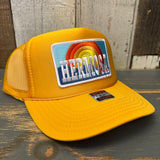 Hermosa Beach 72 & SUNNY High Crown Trucker Hat - Gold