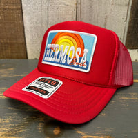 Hermosa Beach 72 & SUNNY High Crown Trucker Hat - Red