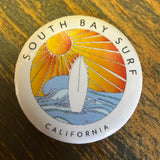 Hermosa Beach + California Inspired Pin-Back Buttons