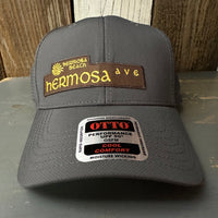 Hermosa Beach HERMOSA AVE - 6 Panel Low Profile Baseball Cap - Charcoal Grey