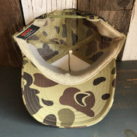 Hermosa Beach OBLIGATORY SUNSET Trucker Hat - CAMOUFLAGE Green/Light Loden/Green