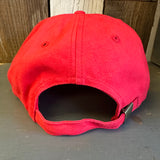 Hermosa Beach MUY HERMOSA - 6 Panel Mid Profile Baseball Cap - Red