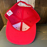 Hermosa Beach MUY HERMOSA - 6 Panel Mid Profile Baseball Cap - Red