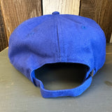 Hermosa Beach SURF HERMOSA :: OPEN DAILY - 6 Panel Mid Profile Baseball Cap - Blue