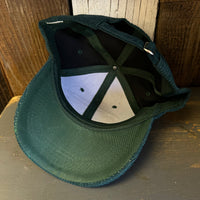 SO FAR ... SO BUENO 6 Panel Low Profile Corduroy Cap - Green