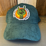 SO FAR ... SO BUENO 6 Panel Low Profile Corduroy Cap - Green