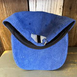 SO FAR ... SO BUENO 6 Panel Low Profile Corduroy Cap - Blue