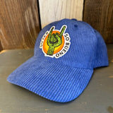 SO FAR ... SO BUENO 6 Panel Low Profile Corduroy Cap - Blue