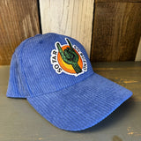 SO FAR ... SO BUENO 6 Panel Low Profile Corduroy Cap - Blue