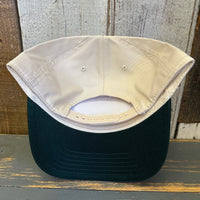 Hermosa Beach ARE YOU ESTABLISHED? Mid Profile Baseball Cap - Dark Green/Natural