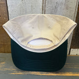 Hermosa Beach HERMOSA HILLS Mid Profile Baseball Cap - Dark Green/Natural