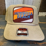 Hermosa Beach GOLF CARTS & YOGA PANTS Corduroy Baseball Cap - Khaki