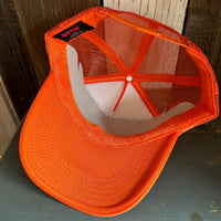 Hermosa Beach HERMOSA'84 Trucker Hat - Orange