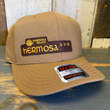 Wheat brown 5-panel mid-profile baseball cap with OTTO Classic Pro Style sticker; casual cotton headwear.