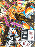 Hermosa Beach Stickers / Wicked House Stickers - SMALL & LARGE STICKERS