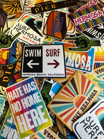 Hermosa Beach Stickers / Wicked House Stickers - SMALL & LARGE STICKERS