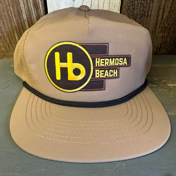 Hermosa Beach THE NEW STYLE - 5 Panel Nylon Hat - Light Brown