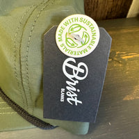 Hermosa Beach SHOREFRONT - 5 Panel Nylon Hat - Military Green