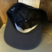 Hermosa Beach ROPER - 5 Panel Nylon Hat -Black