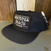 Hermosa Beach ROPER - 5 Panel Nylon Hat -Black