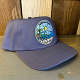 Hermosa Beach SHOREFRONT - 5 Panel Hat - Dusty Blue