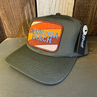 Hermosa Beach GOLF CARTS & YOGA PANTS - 5 Panel Hat - Forest Green