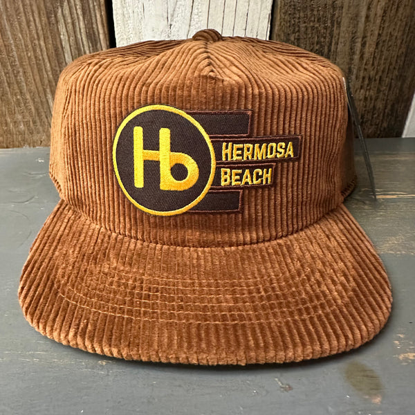 Hermosa Beach THE NEW STYLE Vintage Corduroy Hat - Coyote Brown