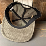 LET'S GET SERVED :: HERMOSA BEACH VOLLEYBALL Corduroy Hat - Olive Green