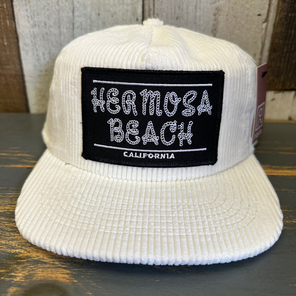 Hermosa Beach ROPER Vintage Corduroy Hat - Beige / Off White