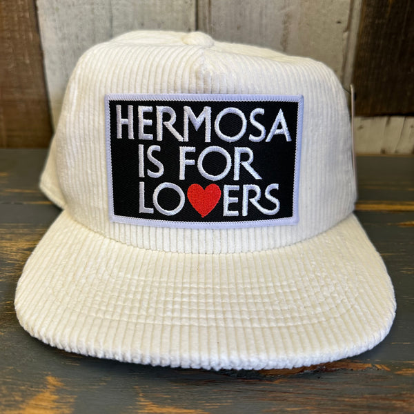 Hermosa Beach HERMOSA IS FOR LOVERS Vintage Corduroy Hat - Beige / Off White