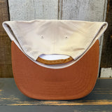 Hermosa Beach MUY HERMOSA 5 Panel Mid Profile Cap - Rust Brown/Natural