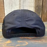 Hermosa Beach CLASSIC LOGO 100% Recycled Pro Style Baseball Cap - Black ♻️