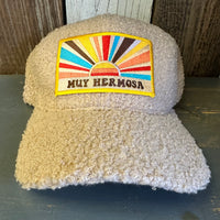Hermosa Beach MUY HERMOSA Sherpa Cap - Khaki