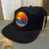 Hermosa Beach OBLIGATORY SUNSET 6 Panel Micro Cord - Black