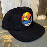 Hermosa Beach OBLIGATORY SUNSET 6 Panel Micro Cord - Black