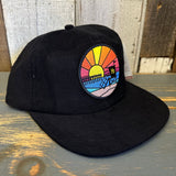 Hermosa Beach OBLIGATORY SUNSET 6 Panel Micro Cord - Black