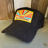 Hermosa Beach MUY HERMOSA Sherpa Cap - Black