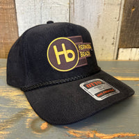 Hermosa Beach THE NEW STYLE Corduroy Baseball Cap - Black