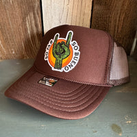 SO FAR :: SO BUENO High Crown Trucker Hat - Brown