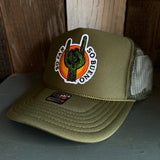 SO FAR :: SO BUENO High Crown Trucker Hat - Olive
