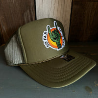 SO FAR :: SO BUENO High Crown Trucker Hat - Olive