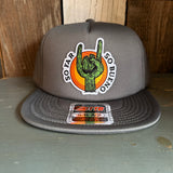 SO FAR :: SO BUENO Trucker Hat - Charcoal Grey (Flat Brim)