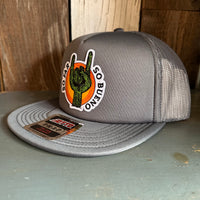 SO FAR :: SO BUENO Trucker Hat - Charcoal Grey (Flat Brim)