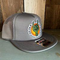 SO FAR :: SO BUENO Trucker Hat - Charcoal Grey (Flat Brim)