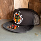 SO FAR :: SO BUENO Trucker Hat - Black (Flat Brim)