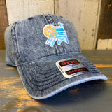 Hermosa Beach LIFEGUARD TOWER 6 Panel Low Profile Dad Hat - Deep Navy Denim