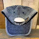 Hermosa Beach LIFEGUARD TOWER 6 Panel Low Profile Dad Hat - Deep Navy Denim